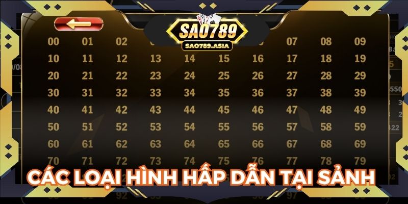 Tại SAO789 có nhiều loại hình hấp dẫn cho bạn lựa chọn